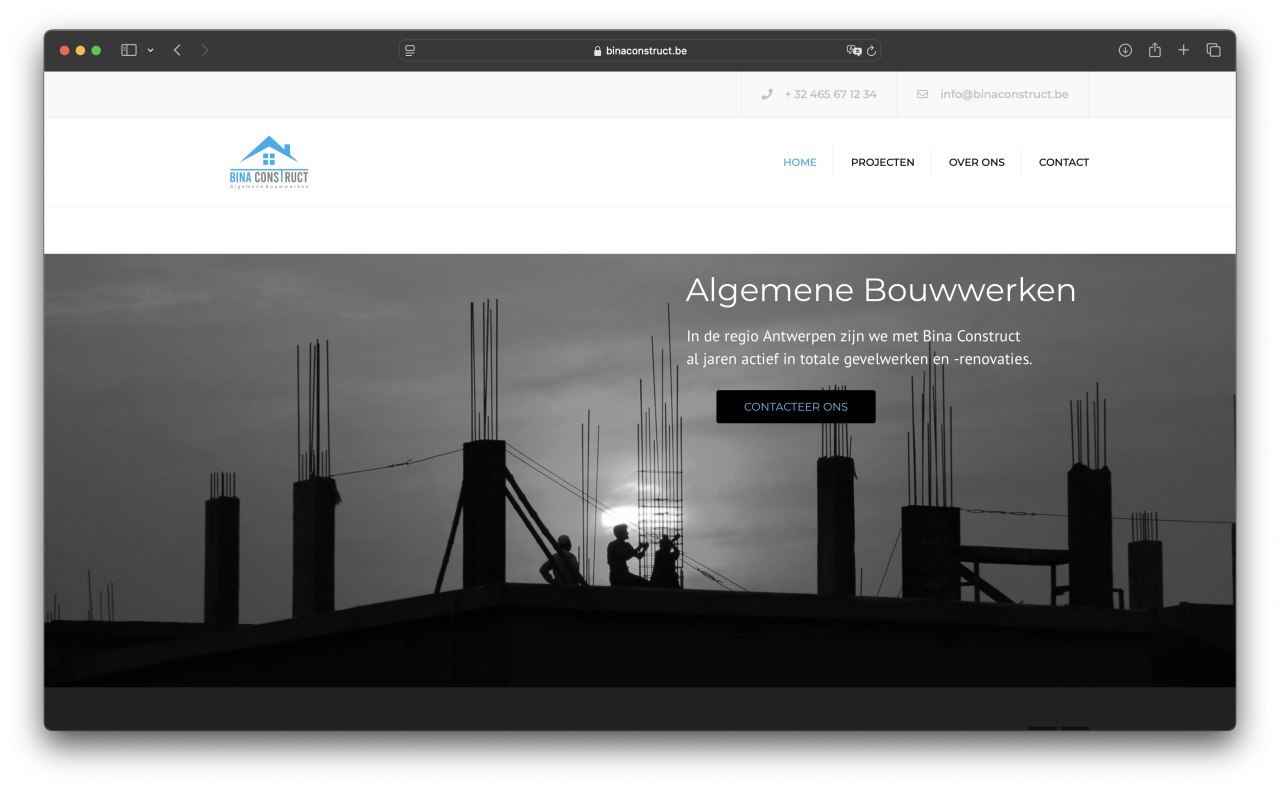 Bina Construct - Algemene Bouwwerken.